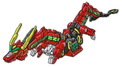 Obrázok produktu pre Akčná figúrka Power Rangers Thunderzord, červený drak