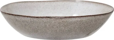 Obrázok produktu pre Bloomingville Sandrine, Miska na polievku, Kolo, Kamenina, Šedá, 22 cm, 50 mm