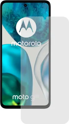 A screen protector is placed over a smartphone screen.
