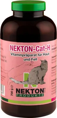 Zdjęcie produktu dla NEKTON Cat H - witaminy dla poprawy skóry i sierści dla wszystkich kotów 700g