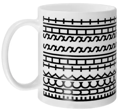 Zdjęcie produktu dla Filiżanka ceramiczna z ukrytym napisem, oryginalny prezent dla współpracownika, zabawna, można myć w zmywarce