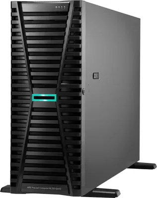Imagen del producto de HPE ProLiant ML350 Gen12, 2.3 GHz, 6515P, 64 GB, DDR5-SDRAM, 960 GB, Torre (4U)