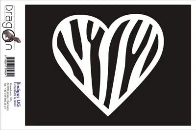 Produktbild von Aufkleber / Autoaufkleber - JDM / Die cut / Auto / OEM - Zebra - 120x110 mm silber - Heckscheibe / Heckscheibenaufkleber