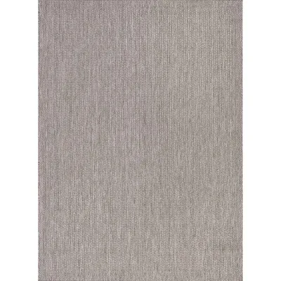 Produktbild von In- und Outdoor Teppiche Flachgewebe Terrassen Natur Look In Grau & Beige, Farbe:Grau, Maße:60x100 cm