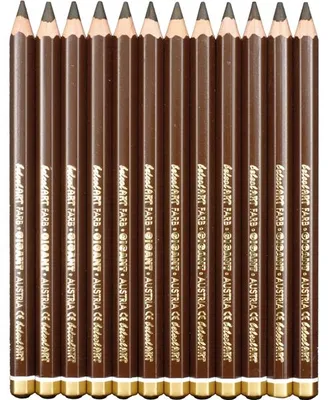 Image de Eduplay Set de crayons de couleur Crayons de couleur 12 pièces Brun foncé