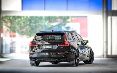 Image de Diffuseur arrière Heico Sportiv d'origine pour Volvo V60, conçu pour s'adapter parfaitement au pare-chocs d'origine | VolvoApplication :V60 (2019-2022)
