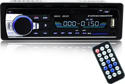 Image de Radio stéréo Bluetooth pour voiture Lecteur MP3/FM Mains libres noir