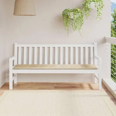 Obrázek produktu pro vidaXL Zahradní lavička béžová 180x50x3 cm Oxford Fabric