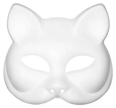 Produktbild von Bemalbare Katzenmaske