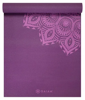 Image de GAIAM Gaiam Yogamatte Purple Mandala lila -