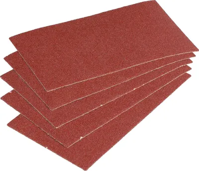 Produktbild von Wolfcraft® Haftschleifstreifen K80 70x125mm Korund (5 St.)