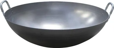 Obrázok produktu pre Wok panvica KBS Ø400 mm s 2 rukoväťami z nehrdzavejúcej ocele AISI 409