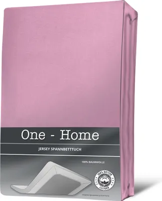 Produktbild von Jersey Spannbettlaken Spannbetttuch Baumwolle 90x200 140x200 180x200 & Topper..., Größe:70 x 140 cm Kinderlaken, Farbe:Rosa