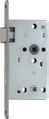Produktbild von SSF Einsteckschloss, 20mm, 235mm, 55mm, WC-Tür, DIN links, Edelstahl
