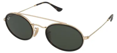 Produktbild von Ray-Ban RB3847N 9121/31 Oval Double Bridge Sonnenbrille