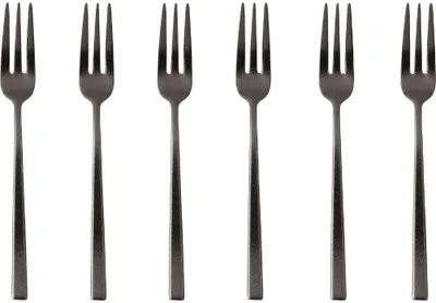 Imagen del producto de Sambonet Set 6 Kuchengabeln Edelstahl/PVD 2Black 52962KA5