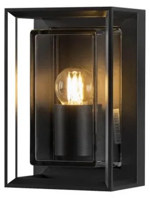 Productafbeelding van Landelijke wandlamp Brindisi zwart