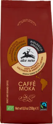 Immagine prodotto di Caffe Moka Arabicacaffè macinato 250g - Alce Nero