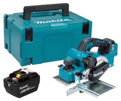 Obrázok produktu pre Akumulátorový hoblík Makita DKP 181 Z 18 V 82 mm bez kefiek sólo - bez batérie, bez nabíjačky