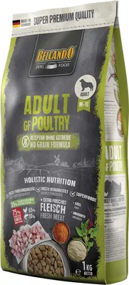 Produktbild von Belcando 4002633556202, Adult, Riese (≥45 kg), Geflügel, 1 kg