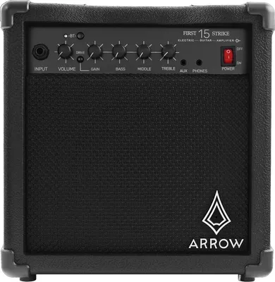 Imagen del producto de Arrow First Strike 15 W - Amplificador para guitarra, color negro