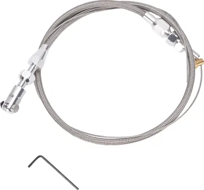 Image de Câble d'accélérateur en acier inoxydable, réglable, très résistant, inoxydable, adapté universellement à la plupart des pédales d'accélérateur 24 pouces
