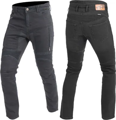 Produktbild von Trilobite Parado Black Monolayer Slim Motorrad Jeans, schwarz, 34/30