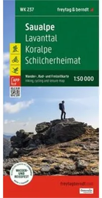Obrázek produktu pro freytag & berndt Turistická mapa Saualpe, region Lavanttal – Koralpe – region Schilcherland 1:50 000