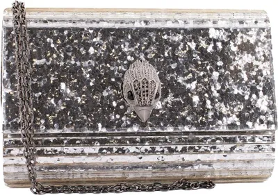 Produktbild von KURT GEIGER LONDON PARTU EAGLE CLUTH Silber