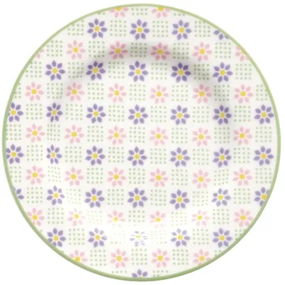 Image de Assiette à dessert en porcelaine Sybille White
