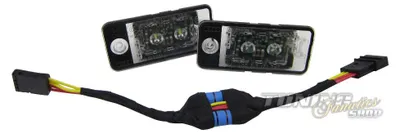 Productafbeelding van Kentekenplaatverlichting + CANbus-aansluitkabeladapter, 2 stuks, voor Audi LED