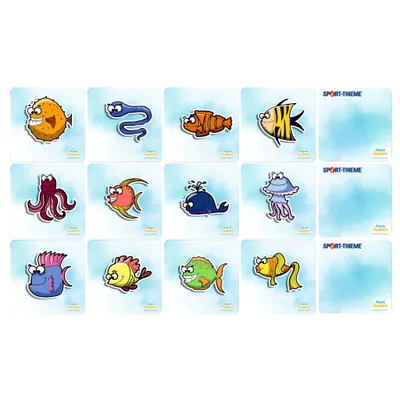 Produktbild von Sport-Thieme Unterwasser-Spiel "Memo", Maxi