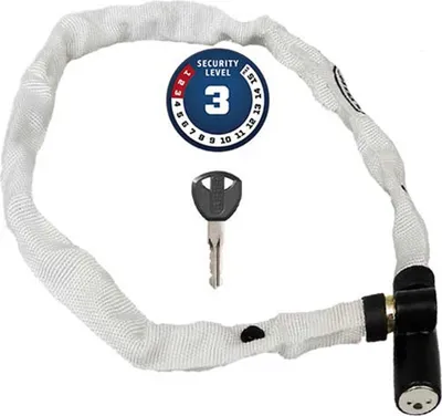 Produktbild von ABUS 1500, 60cm, biały, Bike Kettenschloss, web, 56921