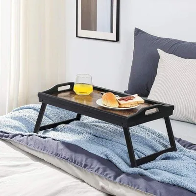 Immagine prodotto di Tavolino pieghevole per la colazione 50x30x26 cm da usare a letto