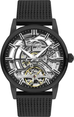 Produktbild von Herrenuhr SLAZENGER SL.09.2266.1.05 in Schwarz mit Fashion Skeleton