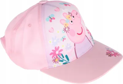 Zdjęcie produktu dla Peppa Pig Cap - Kolorowa czapka dziecięca z uroczym motywem Świnki Peppy, 100% bawełna