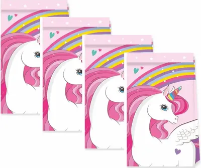 Produktbild von UNICORN Papiertüten Einhorn Geschenke 4St.