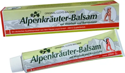 Produktbild von Alpenkräuter Balsam m.Weinlaub+Rosskastanie Lloyd 200 ml