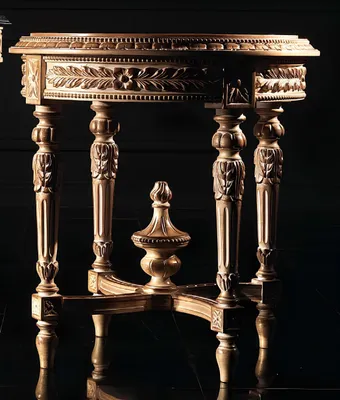Produktbild von Couchtisch Tisch Beistelltisch Wohnzimmertisch Holz Royal Beistell Barock Möbel
