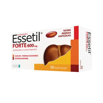 Produktbild von Essetil Forte 600 mg – Dlouhoúčinkové doplňky stravy v kapslích (30ks)