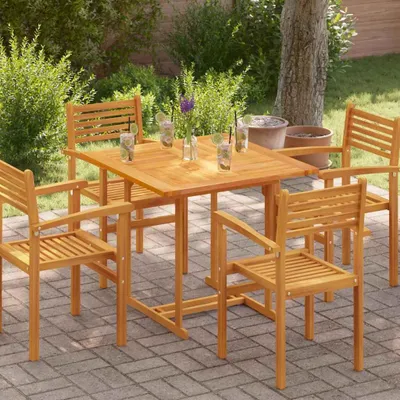 Obrázek produktu pro Maison Exclusive – deska stolu z masivního teakového dřeva, čtvercová, 90 × 90 × 2,5 cm