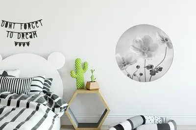 Produktbild von MuchoWow® - Mauerkreis - Wand Bilder - Wandsticker - Wohnzimmer Dekoration - Dekoration für die Wände - Aluminium - Babyzimmer