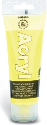 Immagine prodotto di Colori acrilici fini in tubo da 75 ml per pittura, colori acrilici per poster per tela, colore: giallo neon 210