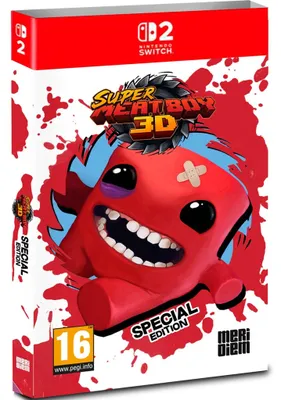 Produktbild von Meridiem Games Super Meat Boy 3D, Nintendo Switch 2, T (Jugendliche), Physische Medien