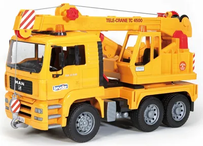 Produktbild von Bruder 02754 - Man TGA Kran LKW - 1:16 Lastwagen, Laster, Kranwagen, Baufahrzeug, Baustelle