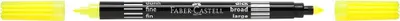 Produktbild von Faber-Castell pera s dvojitým vláknovým hrotem, balení po 10 kusech, neonová