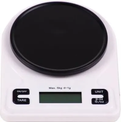 Produktbild von Schäfer Elektronische Küchenwaage mit LCD-Anzeige 5Kg Waage mit Tarafunktion, Maßeinheiten: gr, ml, lb, oz