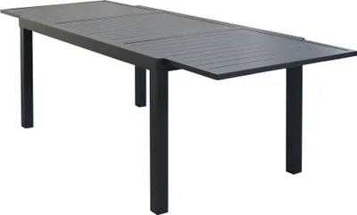 Immagine prodotto di Milani Home - Tavolo Da Giardino Allungabile In Alluminio 160/240x90 Colore Antracite - Antracite