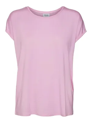 Produktbild von Vero Moda 10284468_10744_65, T-Shirt, Weiblich, Pink, M, 1 Stück(e), Wash with similar colors, Line dry in the shade