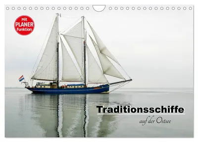Produktbild von Traditionsschiffe auf der Ostsee (Wandkalender 2027 DIN A4 quer), CALVENDO Monatskalender